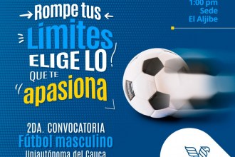 2da Convocatoria Fútbol Masculino 