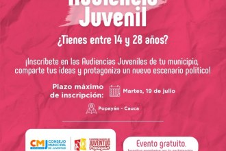Convocatoria Audiencia Juvenil