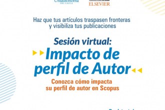 Sesión virtual: Impacto de perfil de autor en Scopus 
