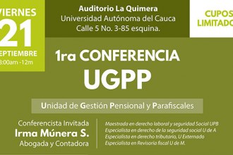  Egresado Uniautónomo, actualiza tus datos y gana una entrada para la Conferencia UGPP