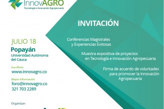 1er. Foro InnovAGRO. Tecnología e Innovación Agropecuaria 