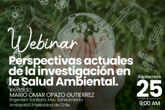 Webinar: Perspectivas actuales de investigación en la Salud Ambiental