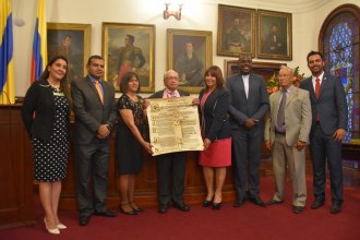 El Gran Escudo de Popayán para la Corporación  Universitaria Autónoma del Cauca