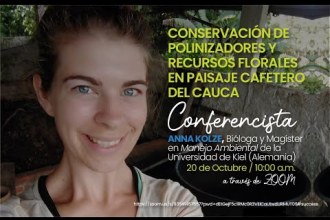 Embedded thumbnail for Webinar “Conservación de polinizadores y recursos florales en paisaje cafetero del Cauca: ¿Cuál es el papel de la mujer?