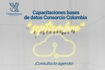Capacitaciones bases de datos Consorcio Colombia mes de septiembre