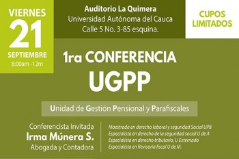 Egresado Uniautónomo, actualiza tus datos y gana entradas para la Conferencia UGPP