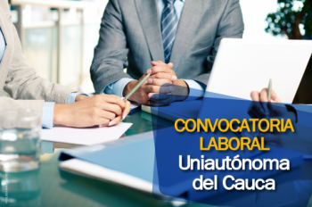 Convocatoria laboral en la Uniautónoma del Cauca