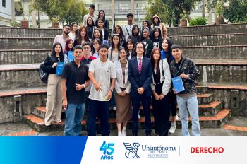 Estudiantes de Derecho participaron en Movilidad Académica en Manizales