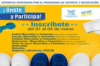 Inscripciones deportes Uniautónomos