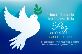 Primera Jornada Sobre Paz en Colombia. 