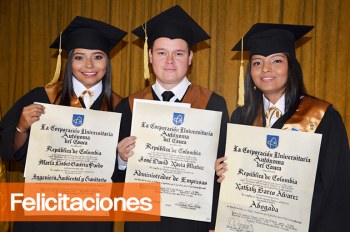 Ceremonia de grados privados.