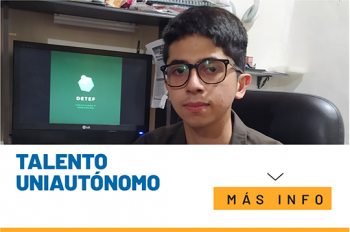 Juan David Hoyos, estudiante Uniautónomo dicta talleres de robótica como una experiencia de aprendizaje significativo con los estudiantes del Liceo Alejandro de Humboldt. 