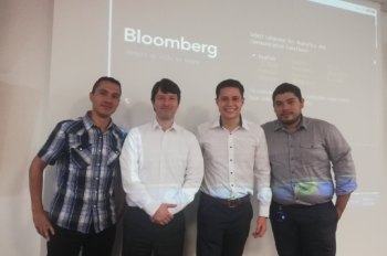 Uniautónomos se capacitan en Bloomberg