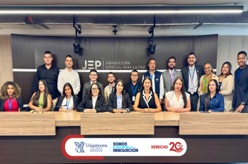 Estudiantes de Derecho participaron en jornada académica en la JEP