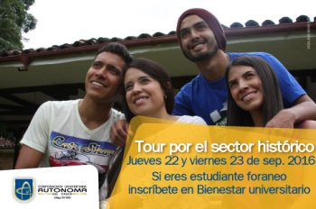 Tour por el sector histórico. 