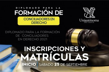 Diplomado para la Formación de Conciliadores en Derecho 