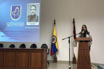 Uniautónoma en I Encuentro Binacional de Internacionalización - Ibarra Ecuador