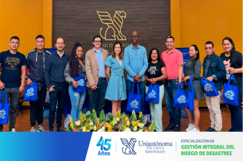 La Especialización en Gestión Integral del Riesgo de Desastres inicia una nueva promoción con profesionales de distintos sectores