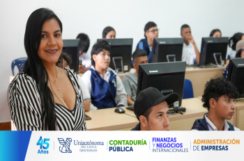 Uniautónoma del Cauca da la bienvenida a estudiantes de México y Colombia para capacitación en Bolsa Millonaria