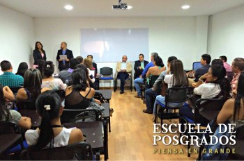 Inician clases en las Especializaciones de la Escuela de Posgrados