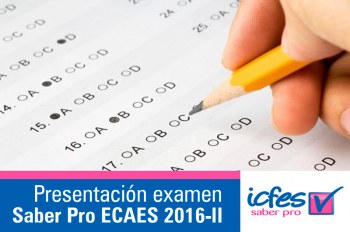 Presentación examen Saber Pro ECAES 2016