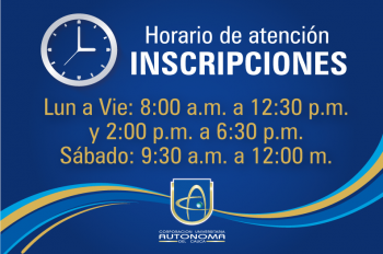 Nuevo horario de atención – Inscripciones a programas de pregrado