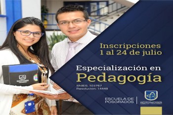 La Uniautónoma abre Especialización en Pedagogía