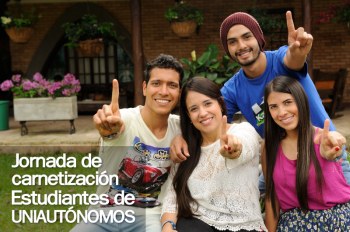 Proceso de carnetización estudiantes Uniautónomos 2016.