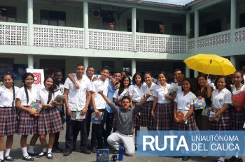 Ruta Uniautónoma del Cauca visitó Miranda
