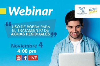 Webinar: Uso de borra para el tratamiento de aguas residuales 